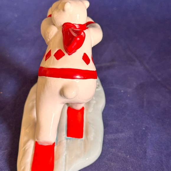 Coca Cola Bear Always Skiing 1995 Enesco Figurine NIB - Picture 4 of 6